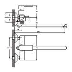 Bath faucet Haiba Alex 006 Euro