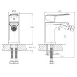 Bidet faucet Haiba HB-302