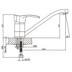 Kitchen faucet Haiba HB-708