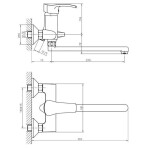 Bath faucet Haiba HB2270