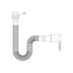 Flexible corrugated pipe Nova 1325