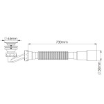 Shower tray siphon Nova 1622