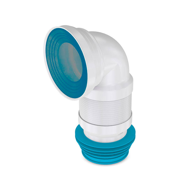 Flexible Toilet WC Pan Connector 90 degree Nova 7044