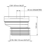 Offset Pan Connector Nova 7151