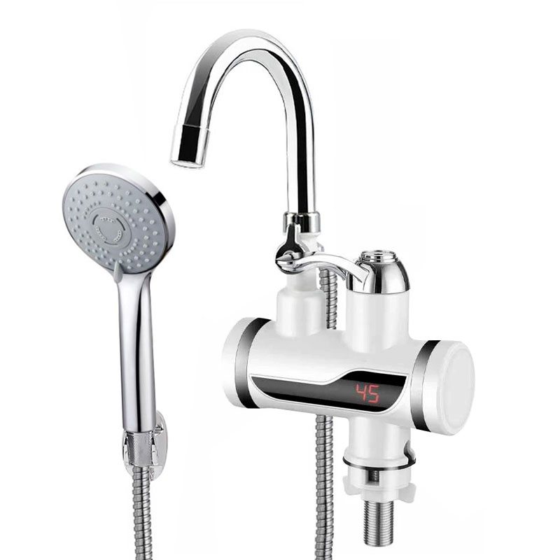 Instant water heater with shower