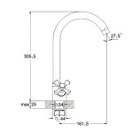 Kitchen faucet ZEGOR DTZ-4-A