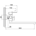 Bathtub faucet Solone JAT-7