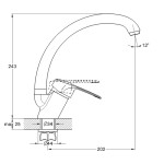Смеситель Solone KAD-4A