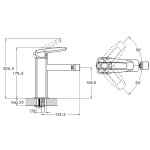 Bidet faucet ZEGOR NOF-2