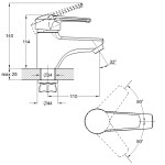 Washbasin faucet Solone SIT-1
