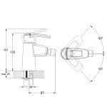 Bidet faucet ZEGOR SWF-2