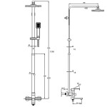Shower set Zegor LEB-16