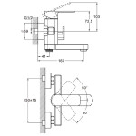 Bathtub faucet Zegor LEB-3