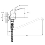 Смеситель Zegor NHK-6-C