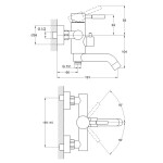Bathtub faucet Zegor SAP-3-A