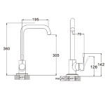 Kitchen faucet Zegor SAP-4-B