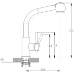 Kitchen faucet Zegor SAP-4-E