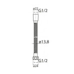 Shower hose ZEGOR WKR-007-200