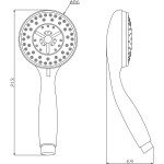 Лейка для душа Zegor WKY-3082