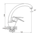 Kitchen faucet Zegor YUB-4-KB