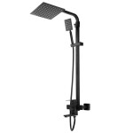 Shower set Zerix KUB-009-J Black