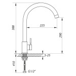 Смеситель Zerix SUS-011
