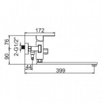 Bath faucet Zerix LR72233