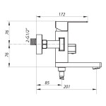 Bath faucet Zerix LR73233