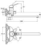 Bath faucet ZERIX NHK-279