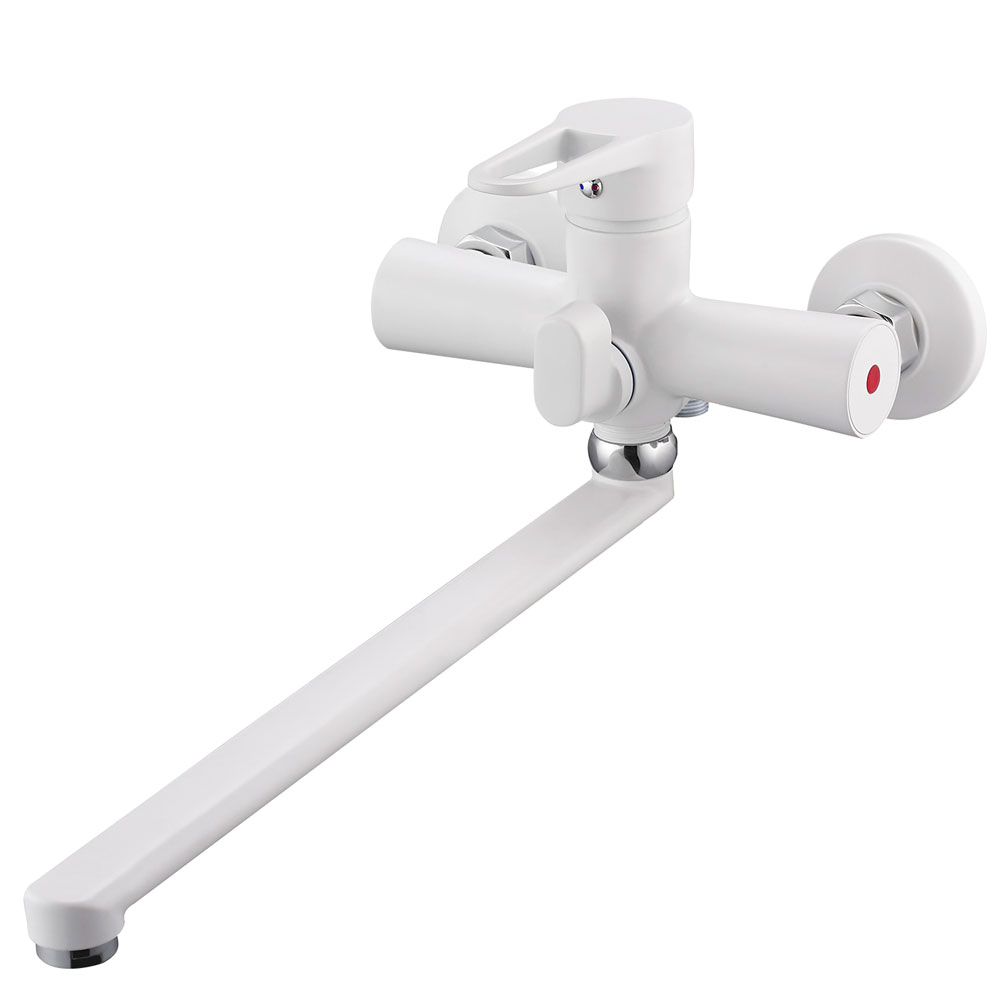 Bath faucet ZERIX PUD-7-146 white